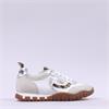 Mjus T Toe Retro Laced Trainer - White Leopard Combi